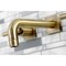 Kingston Brass KS6123CML Two-Handle Wall Mount Bathroom Faucet, Antique Brass KS6123CML - alternate 2
